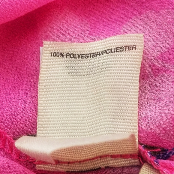 Rachel Roy | Hot Pink Floral Flounce Tank Top/Cami - Picture 8 of 8